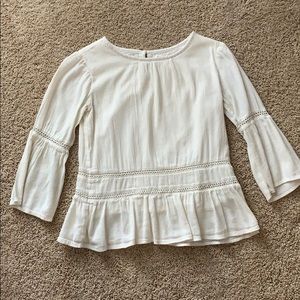 gap kids white flowy top